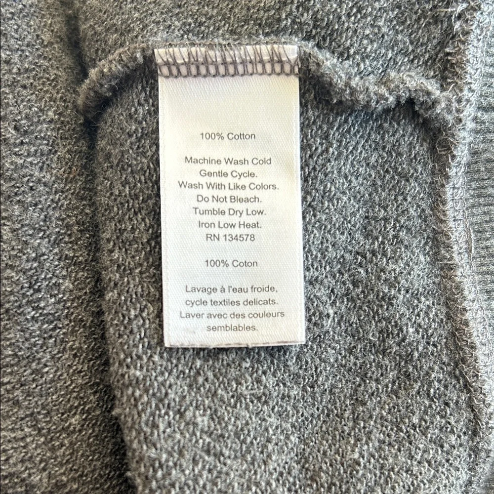 Vineyard Vines Charcoal Zip-Up Sweater‎